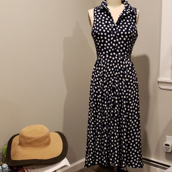 kate spade cloud dot midi dress